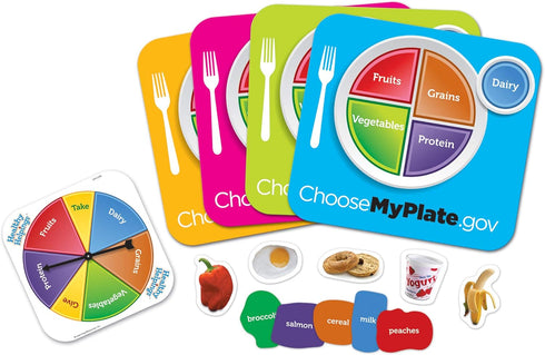 Learning Resources Healthy Helpings A Myplate Game - 10 x 10 in