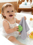 2 6 Pack HIPHOP PANDA Baby Washcloths, Rayon Made from Bamboo - Layer Ultra Soft Absorbent Newborn Bath Face Towel