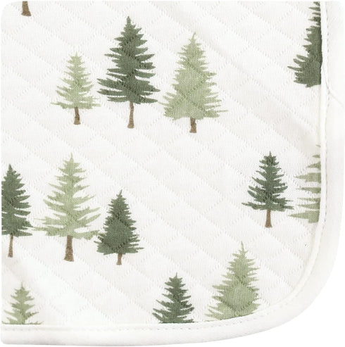 Forest Animals Quilted Cotton Washcloths for Babies - One Size