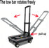 Car Seat Dolly for Airport - CarSeat Roller Cart Wheels for Airplane - Car Seat Travel Cart Carrier with Straps