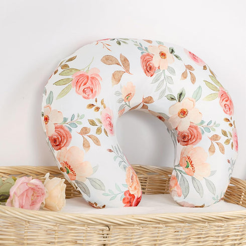 Nursing Pillow Cover, Breastfeeding Pillow Covers for Baby Girls Boys, Soft Stretchy Nursing Pillowcase for Infant