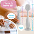 Bumco Baby Bum Brush + Mini Baby Diaper Cream Spatula with Case - BPA-Free Silicone Diaper Spatula, Mom-Invented Butt