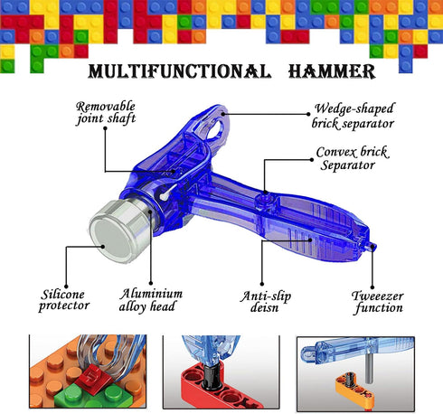 Building Blocks Tool Kit, Brick Separator Tools Compatible with LEGO & Technic Mini Blocks, Multi-functional Set