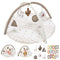 Little Dove Tummy Time Mat with 6 Toys, Macrame Baby Play Mat
