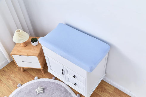 Ultra Soft Muslin Changing Pad Cover, Neutral Fitted Diaper Changing Table Sheets for Baby Boys Girls