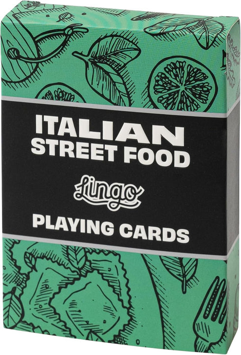 Authentic Italian Street Food Recipe Cards | Culinary Travel Flashcards
