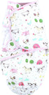 3pk, 0-3 Hudson Baby Unisex Baby Quilted Cotton Swaddle Wrap Girl Farm Animals, Months