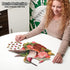 LEOGOR Wooden Puzzles for Adults - Glorious Hummingbird, 350 Piece Large Colorful Mosaic Wood Jigsaws