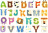 Wooden Peg Puzzle for Toddlers, Alphabet Learning Toys, Chunky ABC Shape Puzzles for Kids, Preschool Knob Puzzle