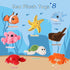 Set,9 Set, Muiteiur Ocean Sea Stuffed Animals Piece Fun Seashell House Plush Soft Educational Toy for Imaginative Play