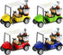 Jerify Mini Golf Cart Model Toy Metal Pull Back Action Cart 1:36
