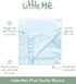 Little Me Blankets for Baby, Plush Swaddling Receiving Blanket, 30 x 27 Inches