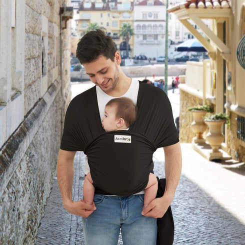 Acrabros Baby Wrap Carrier,Hands Free Baby Carrier Sling,Lightweight,Breathable,Softness,Perfect for Newborn Infants