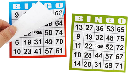 1 -100 10 SEETOOOGAMES Bingo Paper Game Cards - Card Books of Sheets