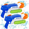 Summer Soaker Water Guns for Kids, 400CC/40ft Squirt Guns for Boys, Girls, Adults - 2 Pack Outdoor Toy