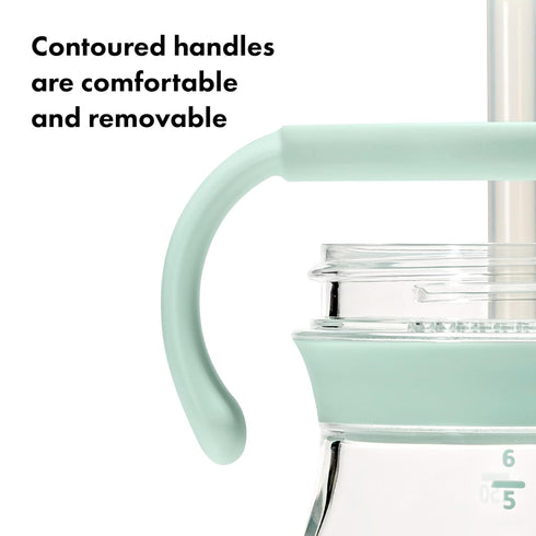 6 oz. OXO Tot Transitions Straw Cup with Removable Handles - - Opal