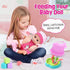 Playset, Backpack Set TUZT Baby Doll Accessories Baby Doll Care Toys with Changing Bag Feeding Doll Nappies Bottle