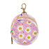 Fried Eggs Round Pacifier Storage Case with Zipper, Portable Pacifier Case for