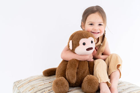 Olivia and Jack 3 lb 17 Weighted Monkey Stuffed Animal in - Weighted Plush Animals - Weighted Stuffed Animals