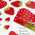 Saomour 92 Strawberry Decor Pieces Stickers, PVC Material, Waterproof, Custom Style, Wall Stickers