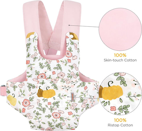 Backpack GAGAKU Baby Doll Carrier for Toddlers Toy Baby Carrier Baby Doll Accessories Toy Carrier Stuff Reborn Baby