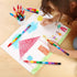 Hxezoc 20 Pieces Stacking Crayons in 12 Colors, Buildable Crayons for Kids, School, Office, and Birthday Party Supplies