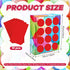 Prize Party Punch Box Game: 10 Paper Board Inserts, 12 Compartment Holes - Award Box for Birthdays & Events