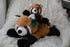 Mother & Baby Red Panda Plush Set | Super Soft Stuffed Animal for Kids' Bedroom | 17-in Plushies