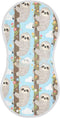 GOODOLD Cartoon Sloth Muslin Baby Burp Cloths - Super Absorbent and Soft Burping