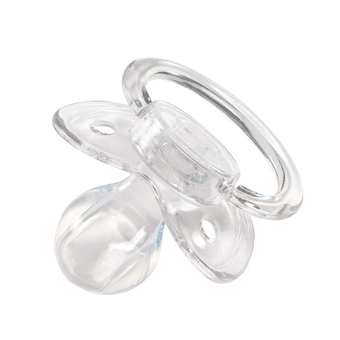 Set LittleForBig BigShield Adult Sized Pacifier Candy Gloss Pacifiers - Black & Crystal