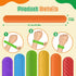 6 Pack Slap Bracelets Textured Silicone Fidget Bracelet for Autism,ADHD,Anxiety Relief Sensory Calming Tools Special