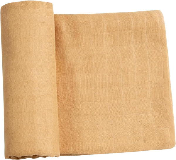 Meracorallo Muslin Swaddle Blanket – Silky Soft Receiving Blanket for Baby Boys and Girls, 47 x 47 inches