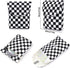 MCWTH Backpack Set Checkered Diaper Bag for Baby Girls Mom, Large Capacity Multi-Function Nappy Bags Organizer