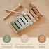 Brooklyn Neutral Xylophone, Montessori Musical Toy for Toddlers and Young Kids with a Modern Boho Aesthetic, Perfect