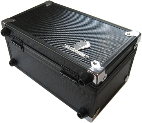 D3 Black Metal Storage Carry Case Cube for Trading Cards, Deck Box, TCG Protector Sleeve for MTG, YGO, Commander, EDH,