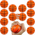 Mini Basketball Stress Balls 12 Pcs Pack - 2.5” Inch Mini Basketballs for Kids, Party Favors
