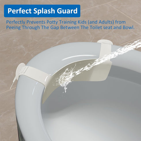 Doytn Universal Pee Deflector for Toilet Seat with Toilet lid Lifter, Toilet Splash Guard Prevents Kids and Adult from