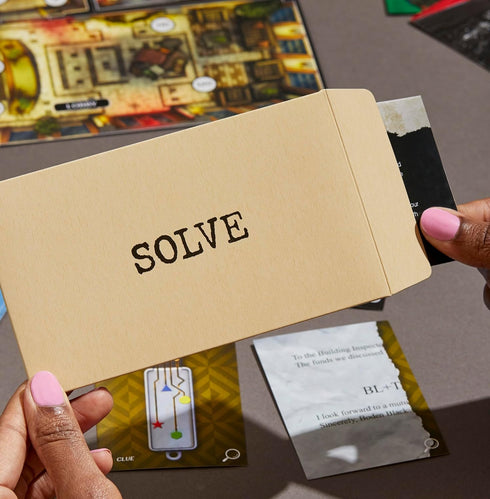Clue Escape: The Midnight Hotel Board Game - 1-Time Solve Mystery Game for 1-6 Players, Ages 10+