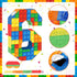 Number Building Blocks Decor for Pinata Birthday Party Supplies, Number 6 Fiesta Carnival Games with Stick & Blindfold
