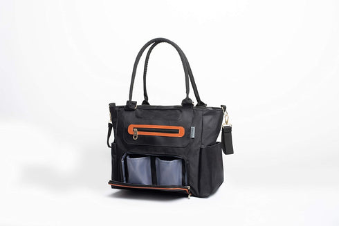 SoHo Diaper Bag - Stylish Black Design for Parents