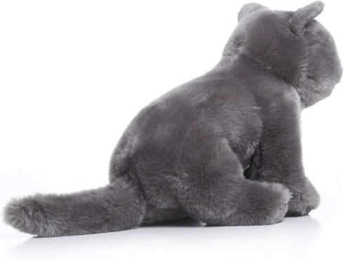 Lifelike British Shorthair Cat Plush Stuffed Animal Toy - British Shorthair Cat Model 32cm