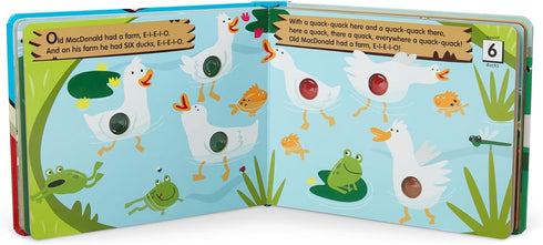 Melissa & Doug Children's Book - Poke-a-Dot: Old MacDonald’s Farm, Board Book with Buttons to Pop
