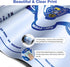 33"x33" 3 Mahjong Mat, Noise Reduction Non-Slip Mahjong Mat for Table, American Mahjong Table Mat with Rules (Carrying