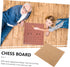 Chinese Chess Portable Chess Game Accessory - Convenient Foldable Leather Chess Board for Board Game Supplies