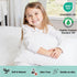 13x18 2 ZPECC Toddler Pillow with Pillowcase - Organic Cotton Hypoallergenic Kids Pillow, Baby Essentials for Travel