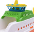 Toyland 39cm (15") 4 3 Colourful Ferry Boat with Moveable Ramps & Mini Cars - Kids Floating Water Toy - Pool & Bathtime