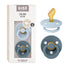 BIBS Pacifiers - Set of 2 | Colour Pacifier with Anatomical Nipple