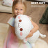 Onsoyours Cute Kitten Plush Toy - 20" Soft Stuffed Animal Pet Kitty, Large Anime Cat Pillow for Kids (White A)
