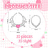 Sumind Doll Accessories Jewelry Set 20 Pieces, Doll Necklace Crown Play Set, Includes 10 Necklaces & 10 Crowns for 11.5