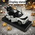 Model Car 1/32 RAV4 Alloy Diecast with Light and Sound, Collectible Toy Vehicle for Boys Kids Gift (White)